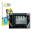 3x BROTECT AirGlass Glass Screen Protector for Subaru Ascent Starlink 8 2019