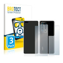3x BROTECT AirGlass Glass Screen Protector for Huawei P40 Pro (Front + Back)