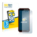 3x BROTECT AirGlass Glass Screen Protector for Getnord Leo