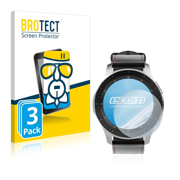 3x BROTECT AirGlass Glass Screen Protector for Ecom Smart-Ex Watch 01