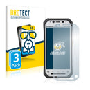 3x BROTECT AirGlass Glass Screen Protector for Panasonic Toughbook N1