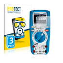 3x BROTECT AirGlass Glass Screen Protector for PeakTech 3443