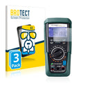3x BROTECT AirGlass Glass Screen Protector for Gossen Metrawatt Metrahit Base