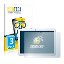 3x BROTECT AirGlass Glass Screen Protector for Dragon Touch K10 10.1