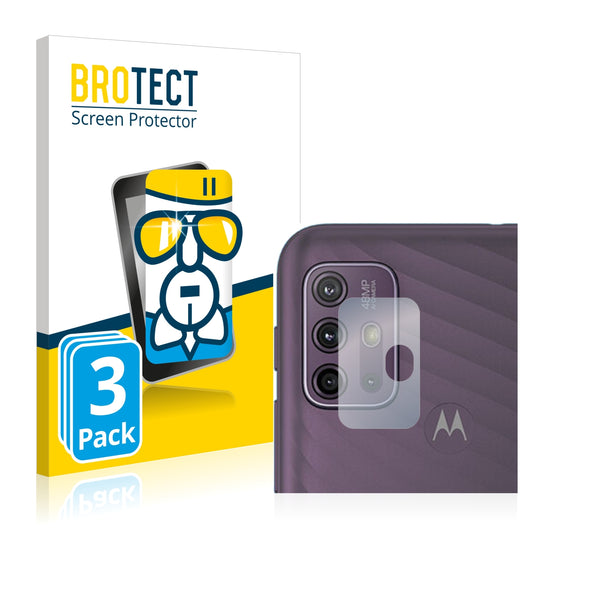 3x BROTECT AirGlass Glass Screen Protector for Motorola Moto G10 (ONLY Camera)