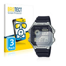 3x BROTECT AirGlass Glass Screen Protector for Casio AE-1200WH-1CVEF