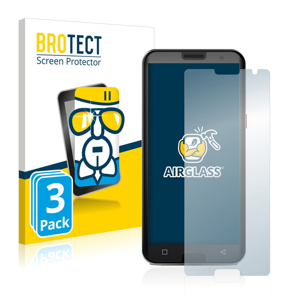 3x BROTECT AirGlass Glass Screen Protector for Emporia Smart 5