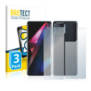 3x BROTECT AirGlass Glass Screen Protector for Oppo Find X3 Pro (Front + Back)