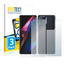 3x BROTECT AirGlass Glass Screen Protector for Oppo Find X3 (Front + Back)