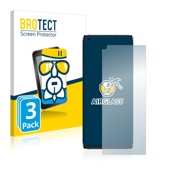 3x BROTECT AirGlass Glass Screen Protector for Infinix Zero X