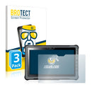 3x BROTECT AirGlass Glass Screen Protector for Getac F110 Premium