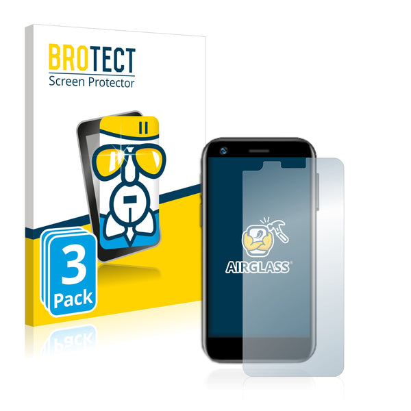 3x BROTECT AirGlass Glass Screen Protector for Mony Mint