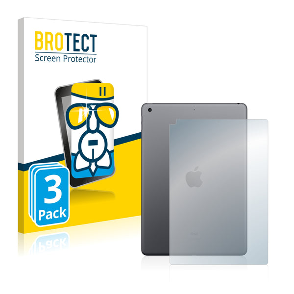 3x BROTECT AirGlass Glass Screen Protector for Apple iPad 10.2? WiFi 2021 (9th. generation, Back)