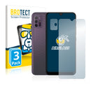 3x BROTECT AirGlass Glass Screen Protector for Motorola Moto G10 (Front + cam)