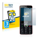 3x BROTECT AirGlass Glass Screen Protector for Brondi Energy 4G
