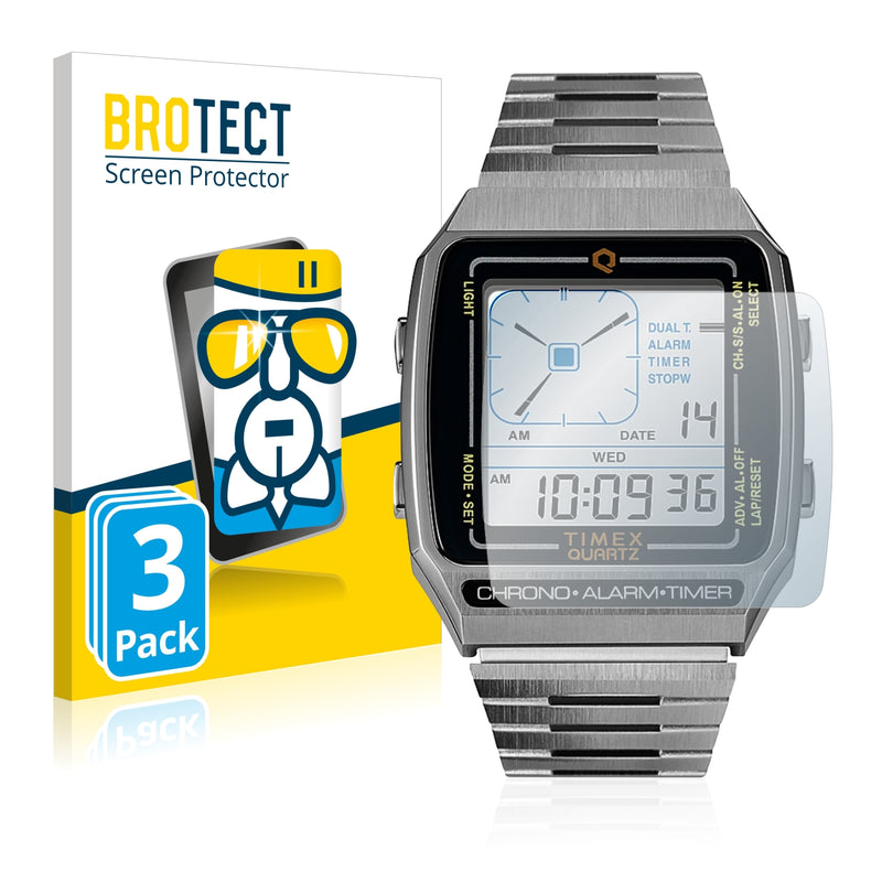 3x BROTECT AirGlass Glass Screen Protector for Timex Q Timex