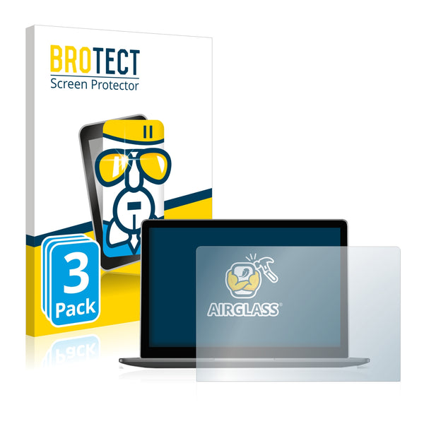 3x BROTECT AirGlass Glass Screen Protector for GPD P2 Max 2022