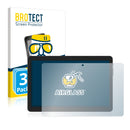 3x BROTECT AirGlass Glass Screen Protector for Lectrus ?DE-MTK6580