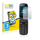 3x BROTECT AirGlass Glass Screen Protector for Beafon SL720 (Inner display)