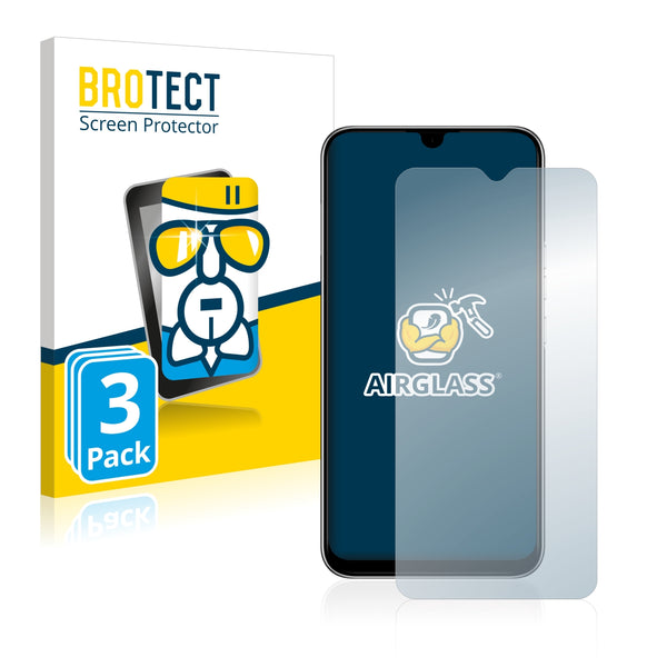 3x BROTECT AirGlass Glass Screen Protector for Mara Z1