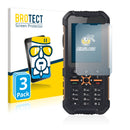 3x BROTECT AirGlass Glass Screen Protector for i.safe IS170.2