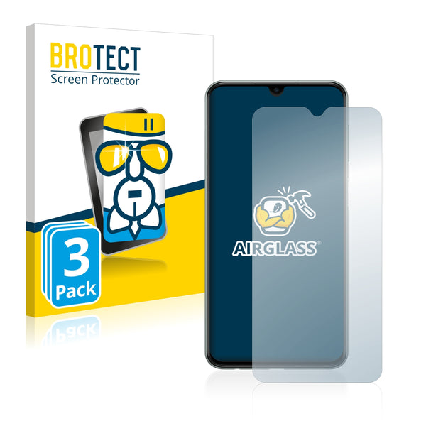 3x BROTECT AirGlass Glass Screen Protector for Samsung Galaxy M33