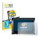 3x BROTECT AirGlass Glass Screen Protector for Fiat Ducato 2021 10 Uconnect Radio