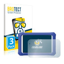 3x BROTECT AirGlass Glass Screen Protector for Clementoni Clempad X Revolution