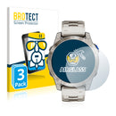 3x BROTECT AirGlass Glass Screen Protector for Garmin D2 Mach 1