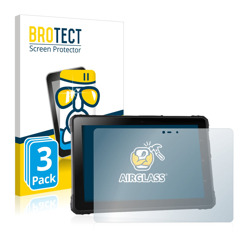 3x BROTECT AirGlass Glass Screen Protector for Pokini Tab Z10