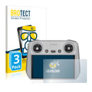 3x BROTECT AirGlass Glass Screen Protector for DJI RC