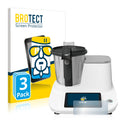 3x BROTECT AirGlass Glass Screen Protector for Moulinex Click&Cook HF5061