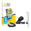 3x BROTECT AirGlass Glass Screen Protector for Midland GB1-R