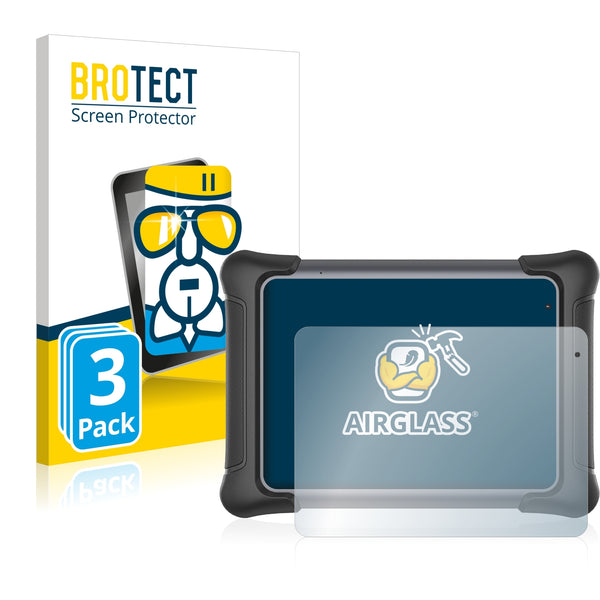 3x BROTECT AirGlass Glass Screen Protector for Autel MaxiSys Elite II