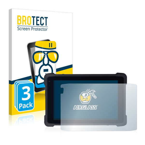 3X Nano Glass Screen Protectors for BCX Elite Range LCW8 Tough Tablet