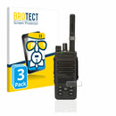 3X Nano Glass Screen Protectors for Motorola DP2600E