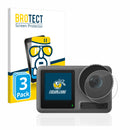 3X Nano Glass Screen Protectors for DJI Osmo Action 3 (Lens)