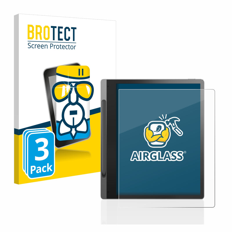 3X Nano Glass Screen Protectors for Lenovo Smart Paper