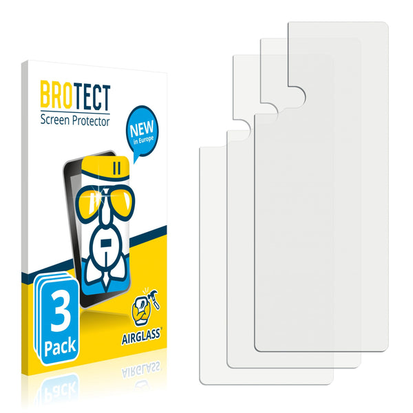 3x BROTECT AirGlass Glass Screen Protector for OnePlus Nord CE 5G (Back)