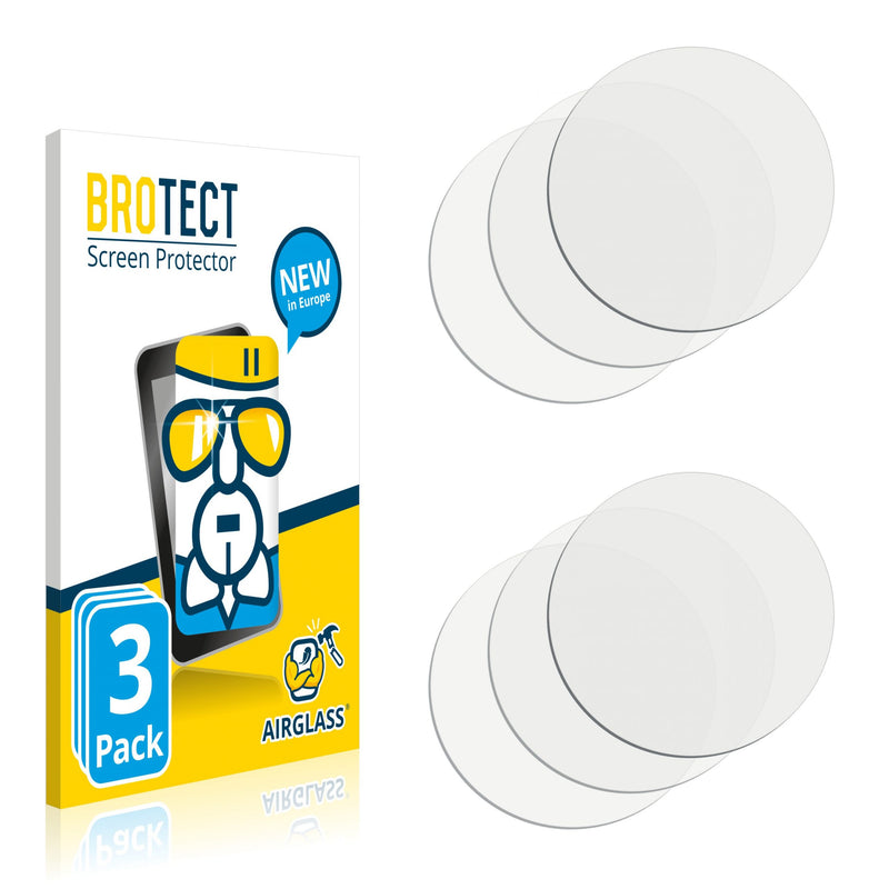 3x BROTECT AirGlass Glass Screen Protector for OnePlus Nord 2 5G (ONLY Camera)