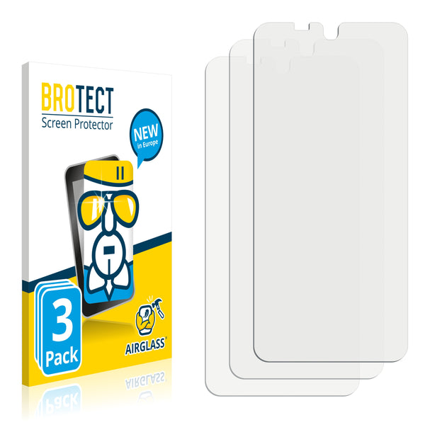 3x BROTECT AirGlass Glass Screen Protector for Oukitel WP15