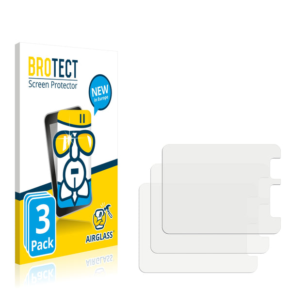 3x BROTECT AirGlass Glass Screen Protector for Bresser WSX 3001