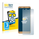 3x BROTECT AirGlass Matte Glass Screen Protector for ZTE Blade V9 Vita