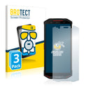 3x BROTECT AirGlass Matte Glass Screen Protector for Doogee S70