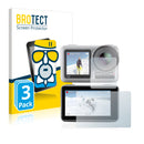 3x BROTECT AirGlass Matte Glass Screen Protector for DJI Osmo Action