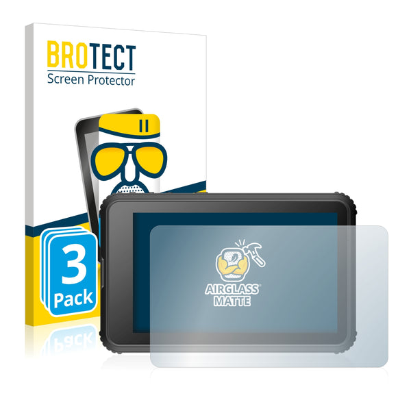 3x BROTECT AirGlass Matte Glass Screen Protector for Captec VT-681