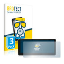 3x BROTECT AirGlass Matte Glass Screen Protector for Mercedes-Benz W212 NTG4 E-Class