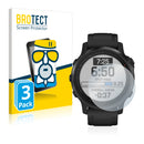 3x BROTECT AirGlass Matte Glass Screen Protector for Garmin Fenix 6S Pro