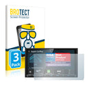 3x BROTECT AirGlass Matte Glass Screen Protector for Kenwood DMX8019DABS