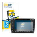 3x BROTECT AirGlass Matte Glass Screen Protector for Volkswagen Touran 1T 2003-2015 MFD 2 6.5
